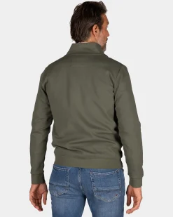 Green sporty cardigan