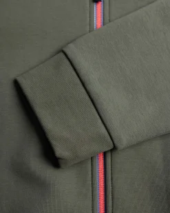 Green sporty cardigan
