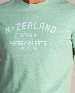 Green T-shirt with NZA logo on the chest