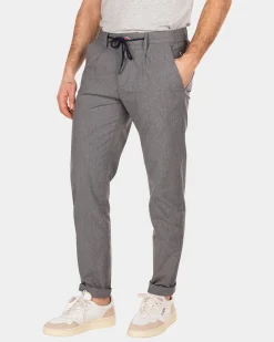 Grey cotton chino - Light Grey