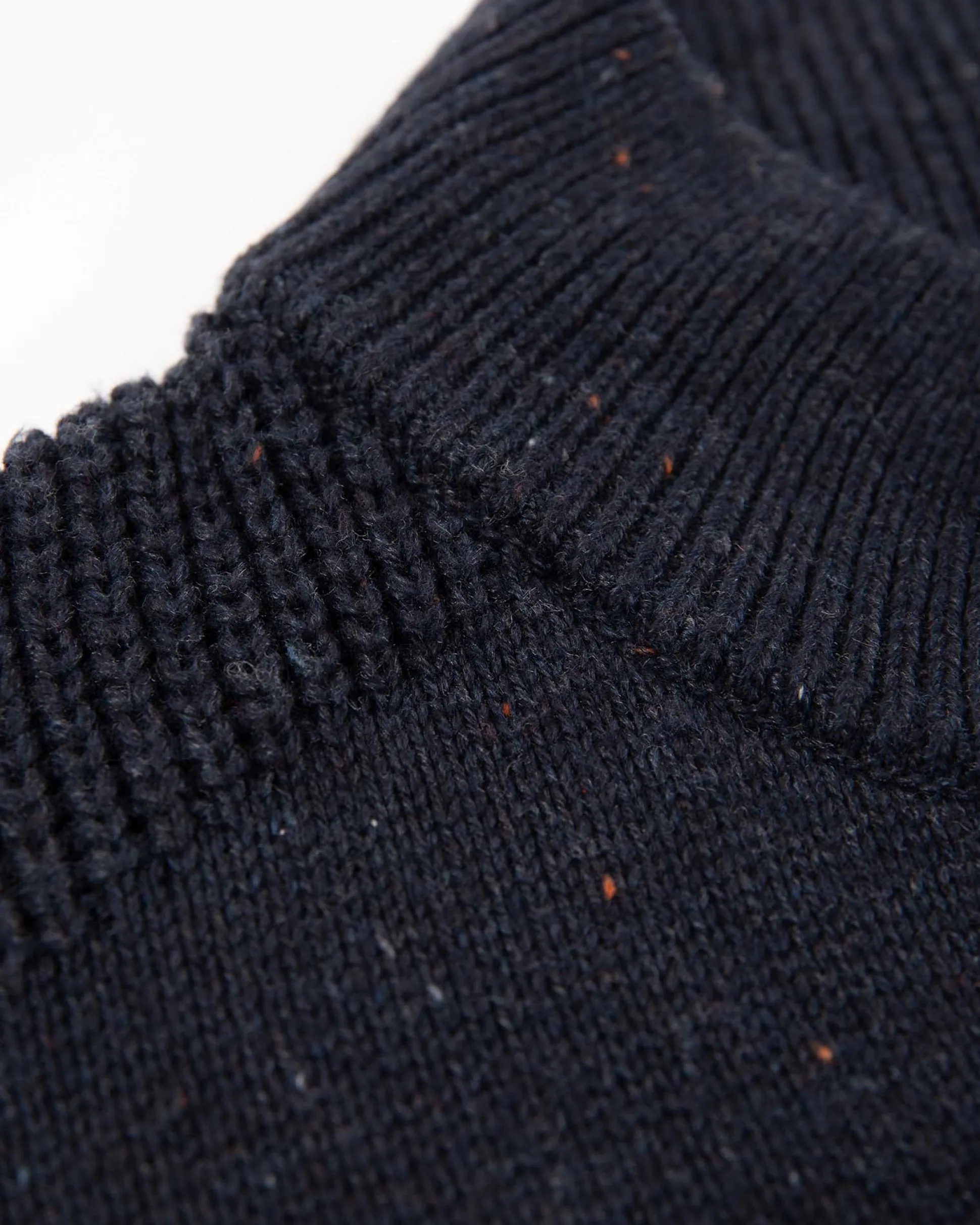 Half buttoned plain pullover - Pitch Navy