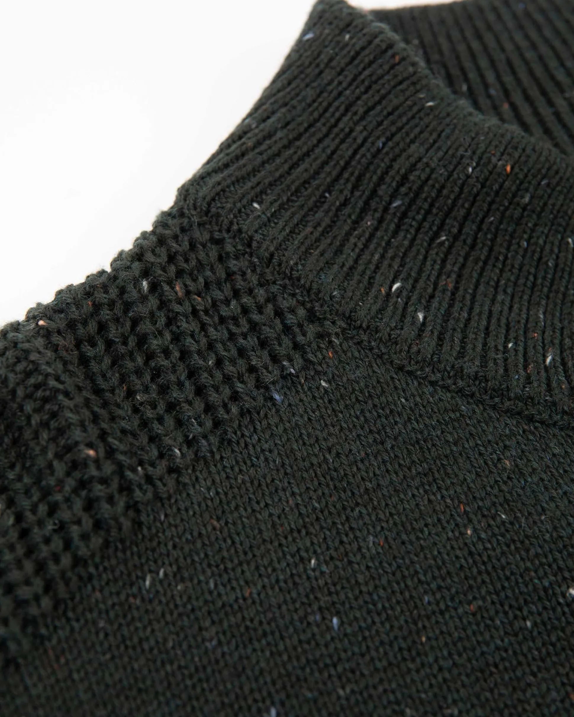 Half buttoned plain pullover - Crushing Green