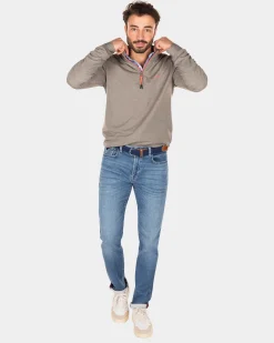 Half zip sweater - Misty Army