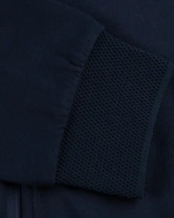 Hooded sweat cardigan Orikaka - Reef Navy