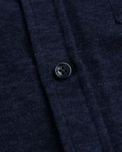 Indigo cotton shirt Oterei - Ink Navy