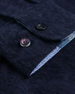 Indigo cotton shirt Oterei - Ink Navy