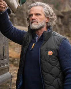 Knitted half zip jumper Drake - Ink Navy