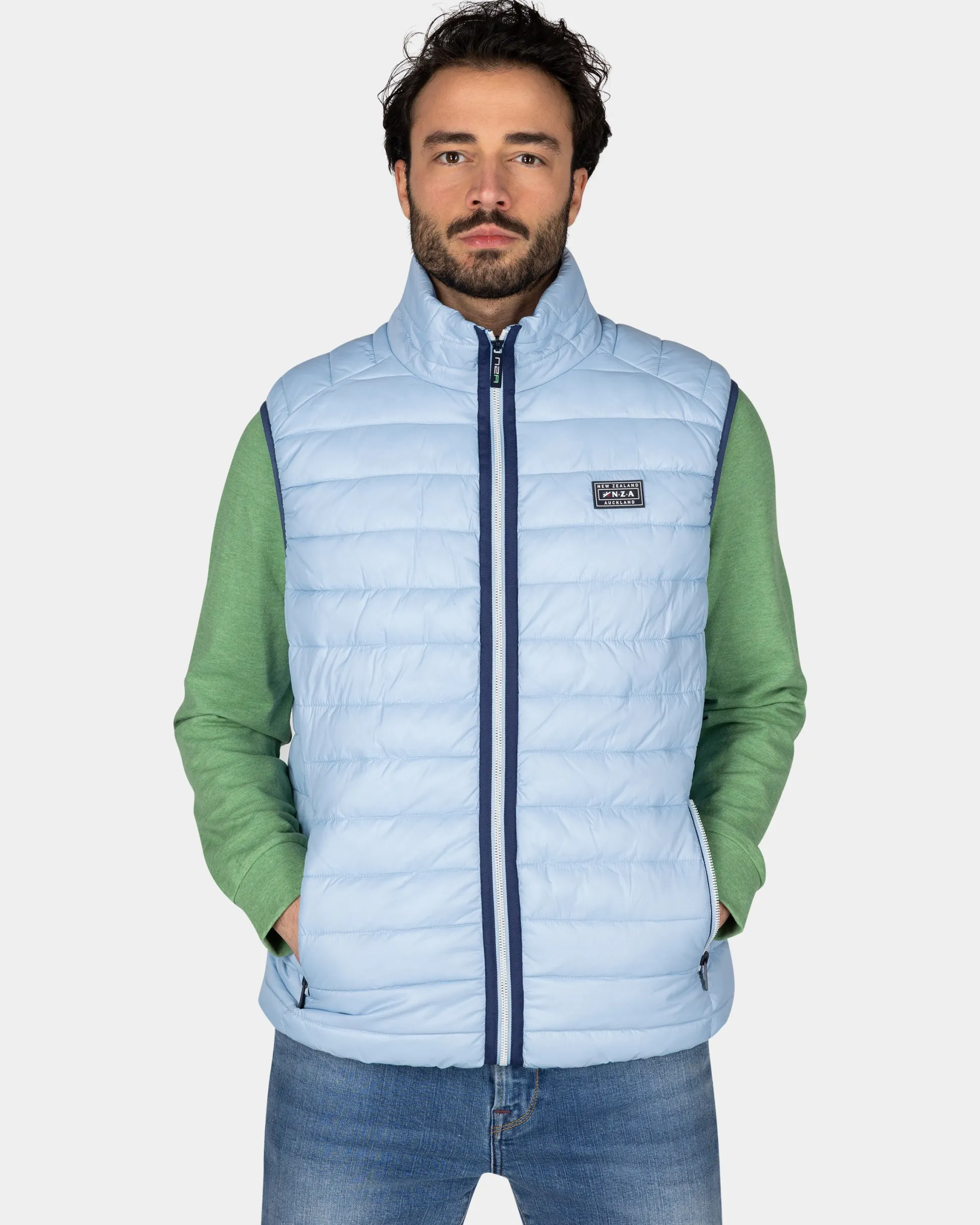 Light blue body warmer