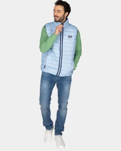 Light blue body warmer