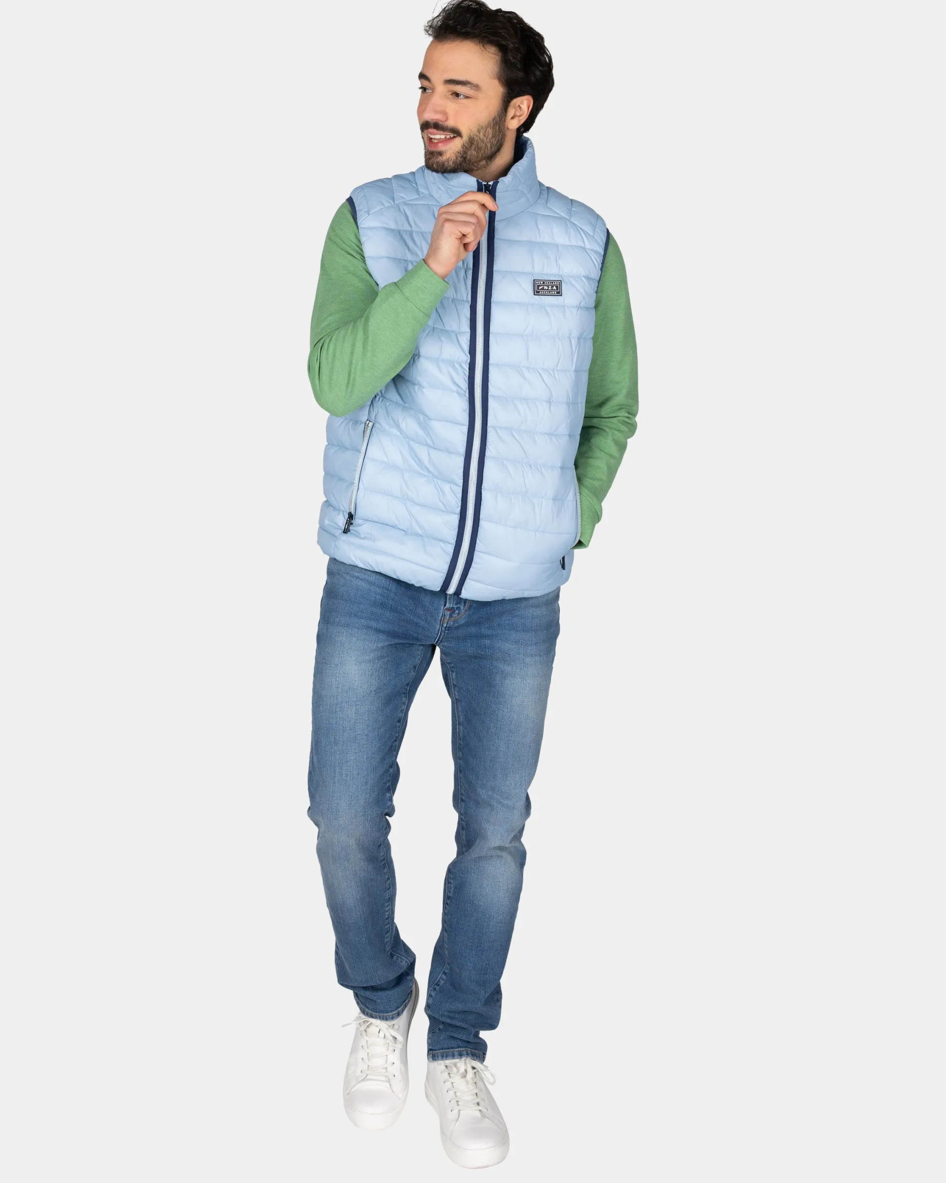 Light blue body warmer