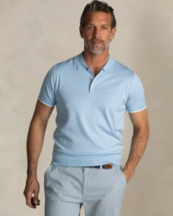 Light blue classic polo