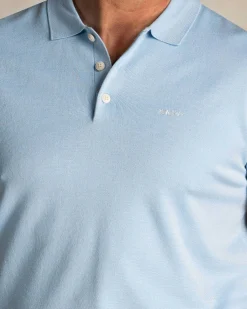 Light blue classic polo