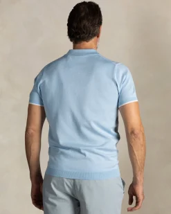 Light blue classic polo