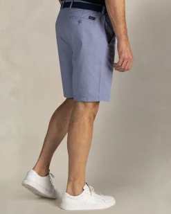 Light blue cotton stretch shorts