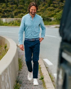 Light blue denim shirt