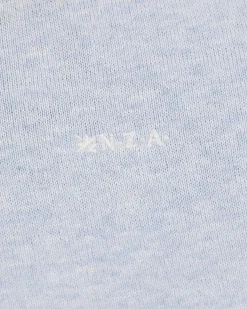 Light blue half zip pullover - Marble Blue
