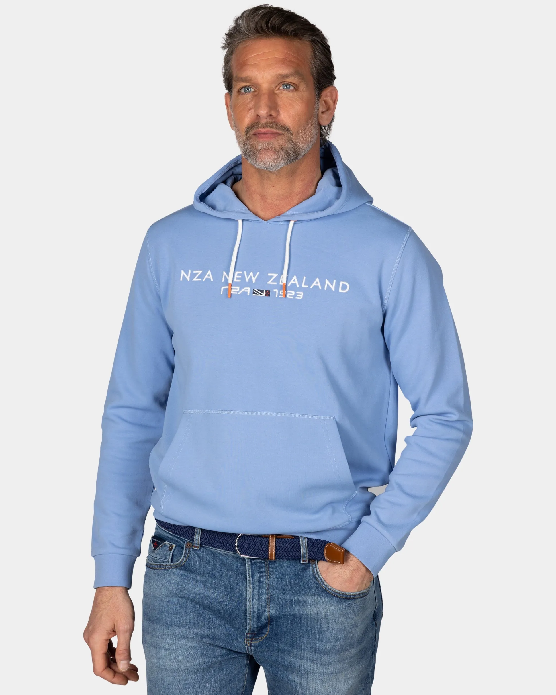 Light blue hoodie