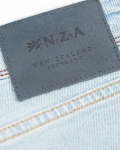 Light blue 5-pocket stretch jeans - Bleach Denim