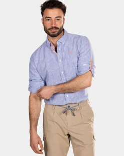 Light blue shirt with stripe - Light Blue