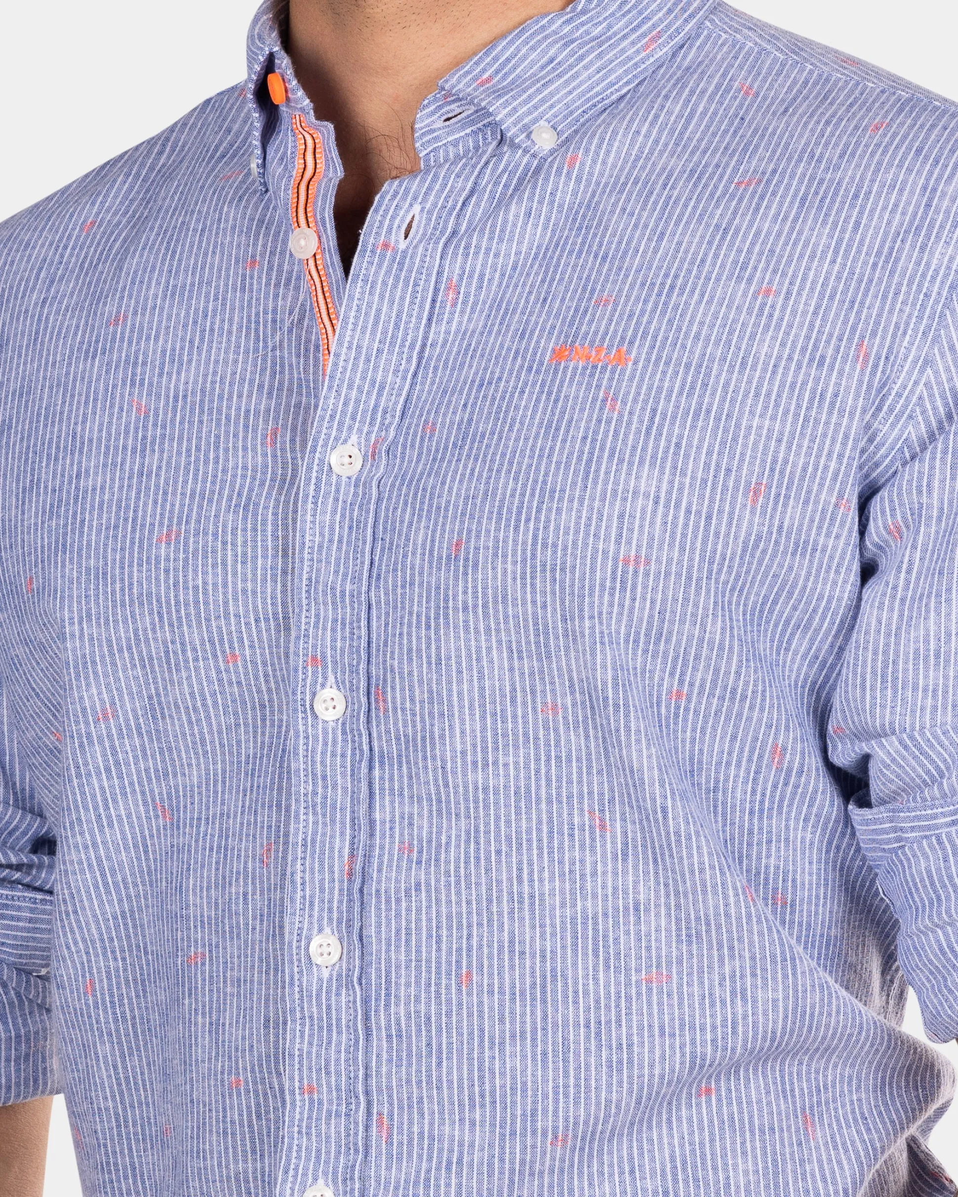 Light blue shirt with stripe - Light Blue