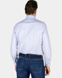 Light blue striped shirt