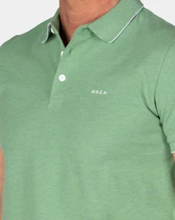 Light green cotton polo