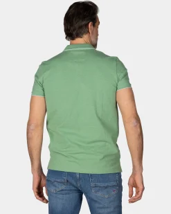 Light green cotton polo
