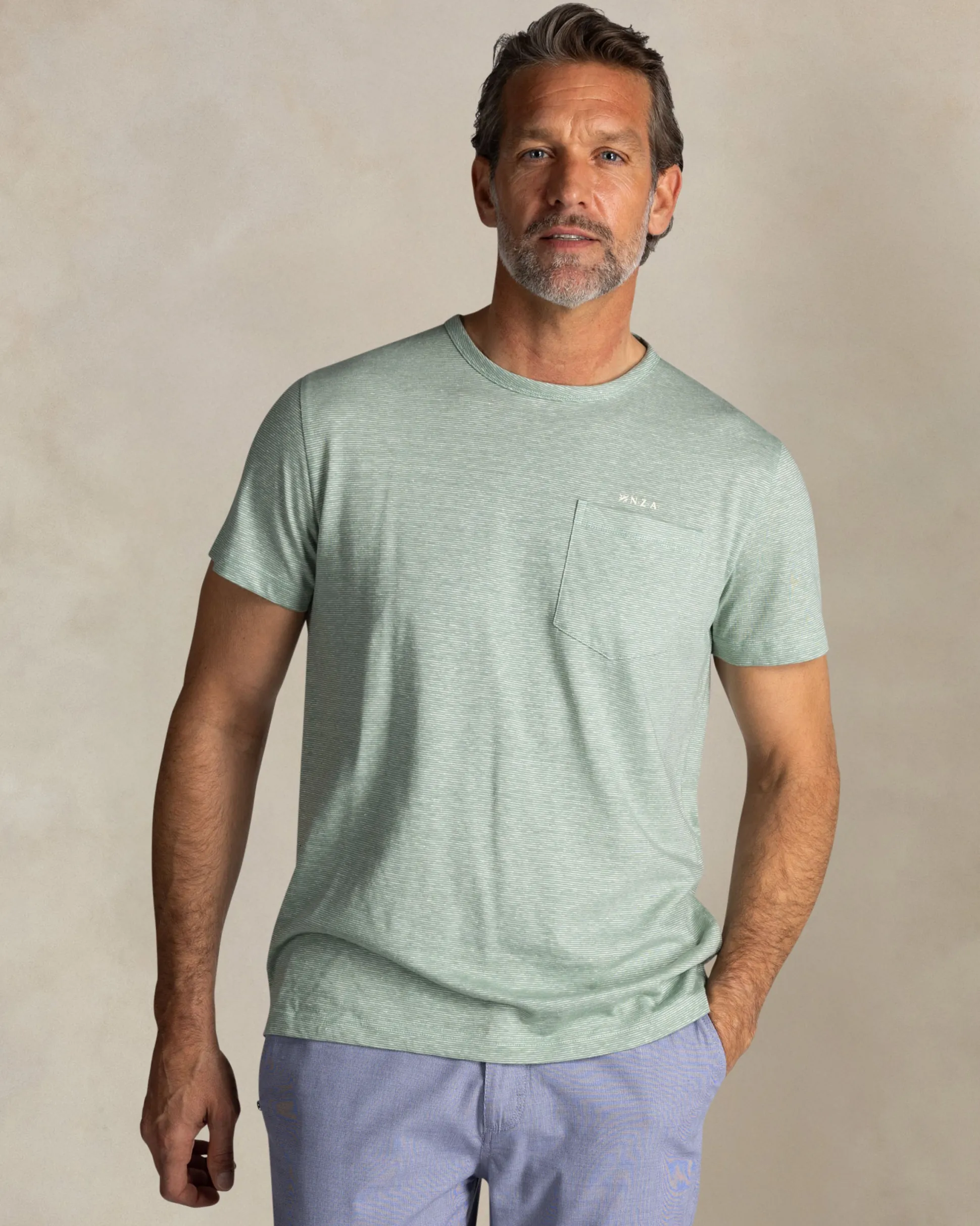 Light green linen tee