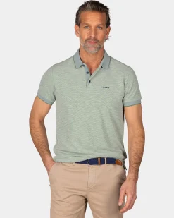 Light Green Polo with Modal