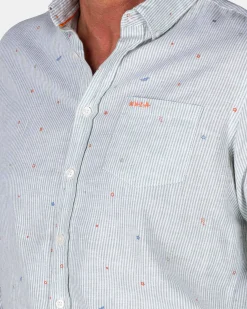 Light green shirt with linen