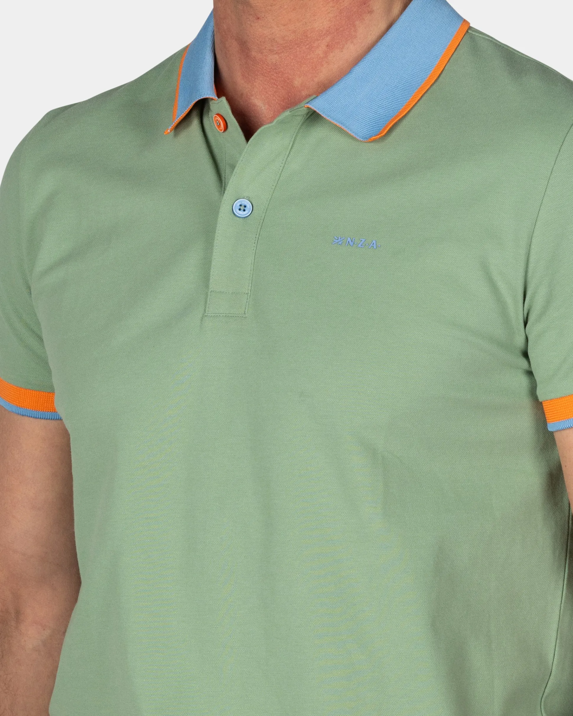 Light green sporty polo