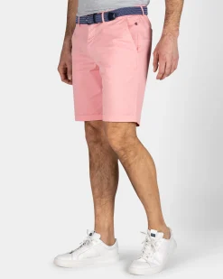 Light Pink Cotton Chino Shorts