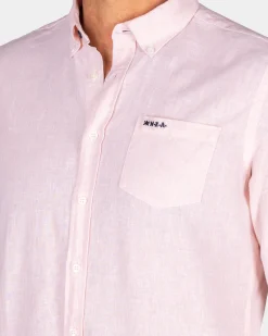 Light pink linen shirt
