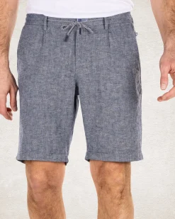 Linen shorts - Dusk Navy
