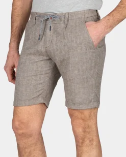 Linen shorts - Misty Army