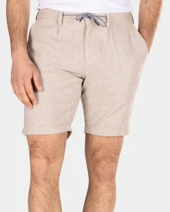Linen shorts - Shimmering Sand
