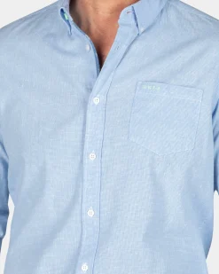 Long sleeves shirt - Bed Blue