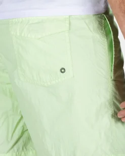 Mint Green Solid Swim Shorts with Lycra Lining