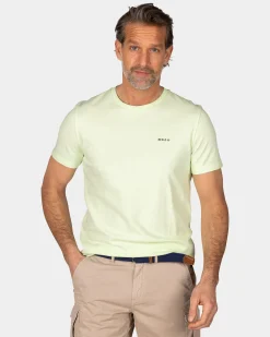 Mint Green Solid T-Shirt Made from Organic Cotton