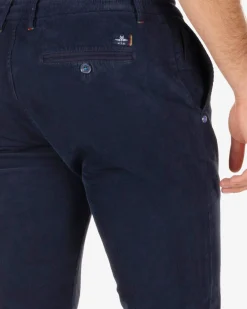 Napier Corduroy chino pants - Reef Navy