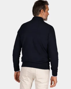 Navy cardigan