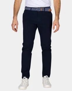 Navy chino with stretch