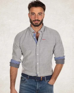 Navy corduroy shirt - Pitch navy