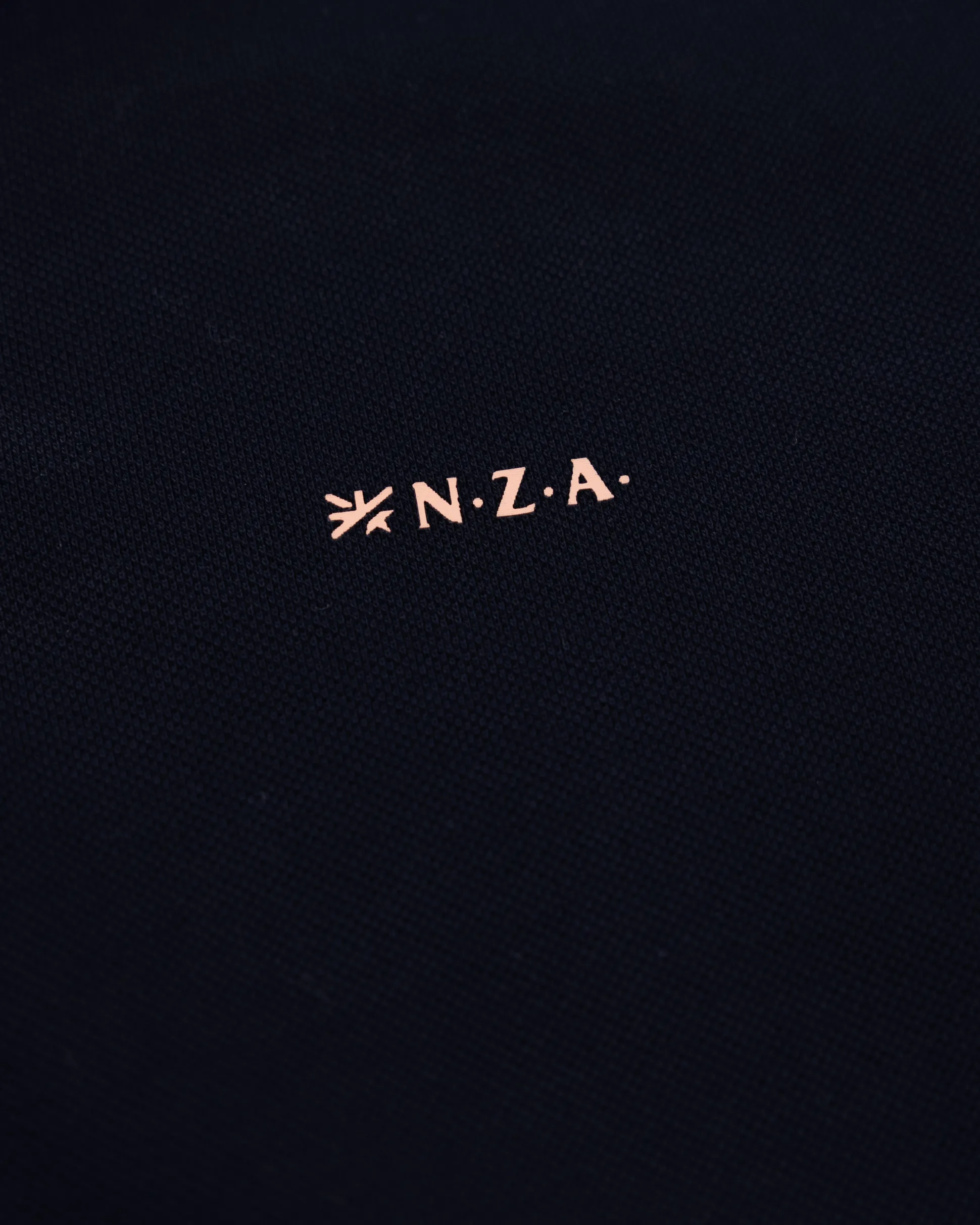 Navy cotton polo