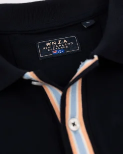 Navy cotton polo