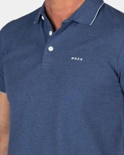 Navy cotton polo