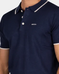 Navy jersey polo - Autumn Navy