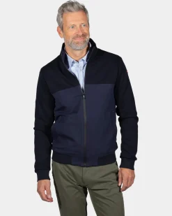 Navy long sleeve vest Ariels Tarns - Ink Navy