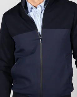 Navy long sleeve vest Ariels Tarns - Ink Navy