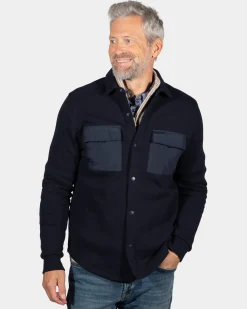 Navy overshirt Otakou - Ink Navy